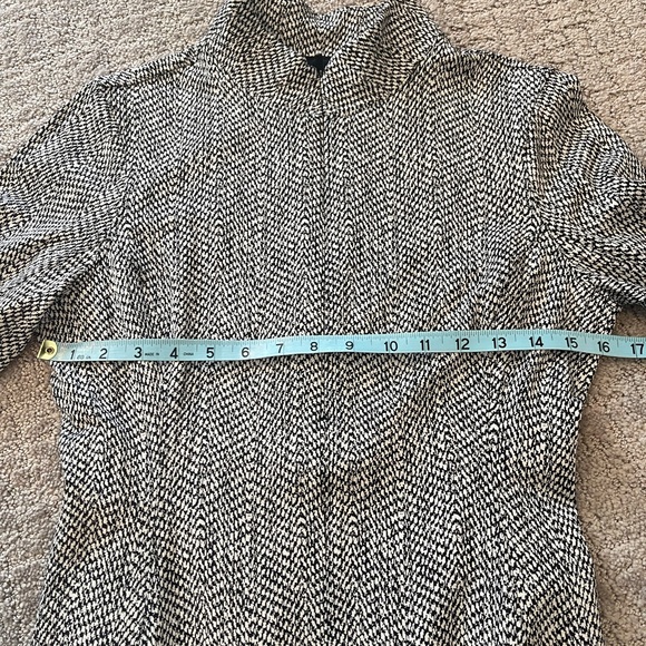 Athleta Delancey Textured Dress Gray, Long-Sleeve Mock Neck, Bodycon, 1/4 Zip, M - Picture 11 of 16